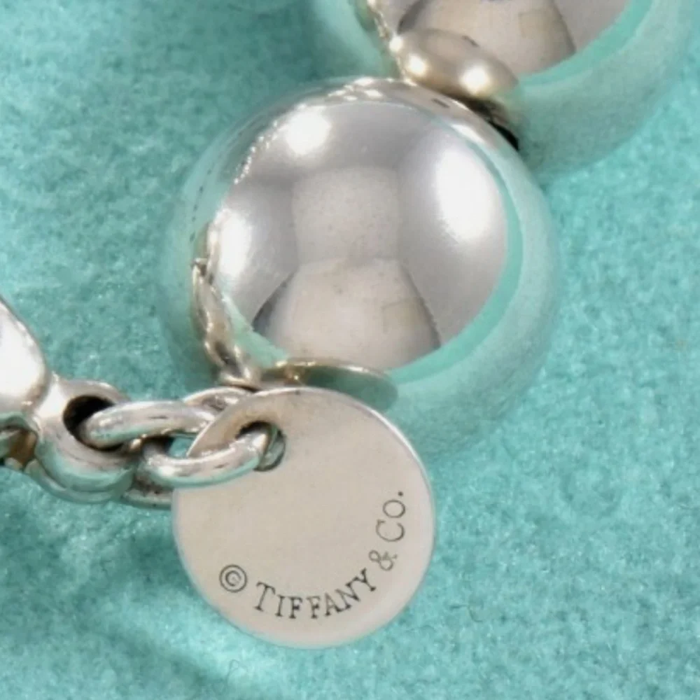 Tiffany & Co HardWear Ball Necklace 10mm 18” Sterling Silver 925 57g - Picture 9 of 9